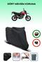 Black Rear Bag Compatible Yamaha Xt 660 X Compatible Motorcycle Tarpaulin Motor Cover
