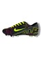 037-26 Boys' Turf Soccer Shoes with Studs Black Yellow 31-35 - 3