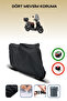 Black Rear Bag Compatible Rks Vps 125 Compatible Motorcycle Tarpaulin Motor Cover