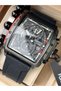 Sports Watch-Black Silicone Cord- Functions Active, Men's Wrist Watch+Bracelet with Calendar - 3