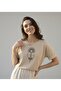 Women's Moon Soul Printed Crew Neck Tshirt - 2