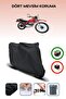 Black Rear Bag Compatible Honda XL 250 Compatible Motorcycle Tarpaulin Motor Cover