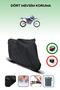 Black Rear Bag Compatible Yamaha Wr 426 F Compatible Motorcycle Canvas Motor Cover