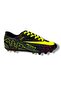037-26 Boys' Turf Soccer Shoes with Studs Black Yellow 31-35 - 2