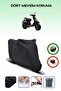 Black Rear Bag Compatible Yamaha Bw's 50 Compatible Motorcycle Tarpaulin Motor Cover