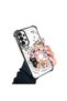 Samsung Galaxy A13 Compatible Sweet Cartoon Cat Transparent Silicone Protective Phone Case - 2