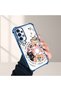 Samsung Galaxy A13 Compatible Sweet Cartoon Cat Transparent Silicone Protective Phone Case - 4