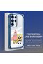 Samsung Galaxy S23 Ultra Compatible Childhood Joy Spongebob Transparent Silicone Protective Case - 3