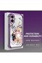 iPhone 16 Compatible Sweet Cartoon Cat Transparent Silicone Protective Phone Case - 3