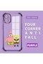 Samsung Galaxy A04E Compatible Childhood Joy Spongebob Transparent Silicone Protective Case