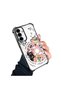 Samsung Galaxy A56 Compatible Sweet Cartoon Cat Transparent Silicone Protective Phone Case - 2