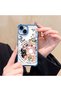 iPhone 16 Compatible Sweet Cartoon Cat Transparent Silicone Protective Phone Case - 5