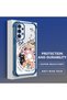 Samsung Galaxy A13 Compatible Sweet Cartoon Cat Transparent Silicone Protective Phone Case - 3