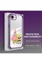 iPhone 16E Compatible Childhood Joy Spongebob Transparent Silicone Protective Case - 3