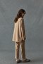 Steel Interlock Bow Detail Suit Camel