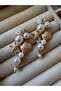 Gold Pearl and Starfish Earrings - 2