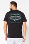 Men Sportswear Fit Short Sleeve Outdoor T-Shirt, Black - 3