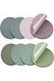 400pcs Morandi Sticky Notes, Clear Waterproof Round Translucent Sticky Labels, Sticky Tabs for An...