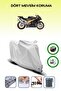 Gray Tail Bag and Lock Compatible Aprilia Rsv Mille Compatible Motor Tarpaulin