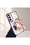 Samsung Galaxy A55 Compatible Sweet Cartoon Cat Transparent Silicone Protective Phone Case - 4