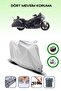 Gray Tail Bag and Lock Compatible Honda Goldwing F6B Compatible Motorcycle Tarpaulin