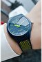Unisex Black Silicone Strap 10 Atm Waterproof Wristwatch - 2