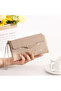 New Season Large Capacity and Elegant, Cherry Printed Wrist Strap Wallet - 3