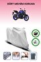 Gray Tail Bag and Lock Compatible Yamaha Mt-25 Compatible Motorcycle Tarpaulin