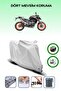 Gray Tail Bag and Lock Compatible Ktm 790 Duke Compatible Motorcycle Tarpaulin