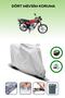Gray Rear Bag and Lock Compatible with Asia as 125 Compatible Motorcycle Tarpaulin