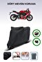 Black Tail Bag and Lock Compatible Honda Cbr 650 R Compatible Motorcycle Tarpaulin