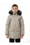 Winter Water and Windproof Double Layered Thick Inner Hooded Unisex Children's Coat with Fur