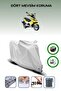 Gray Rear Bag and Lock Compatible Kanuni Bobcat 150 Compatible Engine Tarpaulin