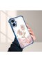حافظة حماية من السيليكون الشفاف باللون الوردي الرومانسي المتوافقة مع هاتف iPhone 16 - 4