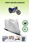 Gray Tail Bag and Lock Compatible Honda Cb 250 Compatible Motorcycle Tarpaulin