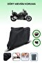 Black Rear Bag and Lock Compatible Ducati Diavel Strada Compatible Motorcycle Tarpaulin