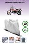 Gray Rear Bag and Lock Compatible Yamaha Xtz 750 Super Tenere Compatible Motorcycle Tarpaulin