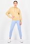 Women Sportswear Fit Long Sleeve Outdoor Hoodie, Tan - 4