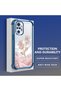 Xiaomi Redmi Note 10 Pro Compatible Romantic Pink Rose Transparent Silicone Protective Case - 4