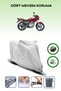 Gray Rear Bag and Lock Compatible Kanuni Puma 150 Compatible Motorcycle Cover