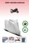 Gray Tail Bag and Lock Compatible Honda Nt 1100 Dct Compatible Motor Tarpaulin