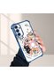 Samsung Galaxy A54 Compatible Sweet Cartoon Cat Transparent Silicone Protective Phone Case - 4