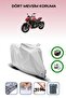 Gray Rear Bag and Lock Compatible Benelli Tnt 600 Compatible Motor Tarpaulin