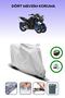 Gray Rear Bag and Lock Compatible Yamaha Niken Compatible Motorcycle Tarpaulin