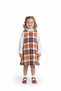 Girl's Vintage Chanel Fabric Checkered Gilet Dress