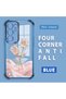 Samsung Galaxy S22 Ultra Compatible Romantic Pink Rose Transparent Silicone Protective Case