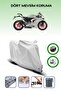 Gray Rear Bag and Lock Compatible Ducati Panigale R Compatible Motorcycle Tarpaulin