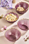 Gobelin Plum 6-Piece 15 cm Glass Salad/Soup/Snack Bowl Set
