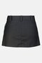 Women Plain Mini Skirt, Black - 3