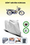 Gray Rear Bag and Lock Compatible Falcon Leopard 222 Compatible Motor Tarpaulin